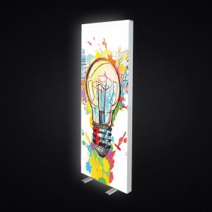 Espositore monofacciale luminoso