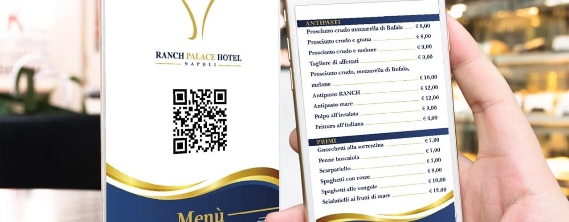 menù digitale con codice qr